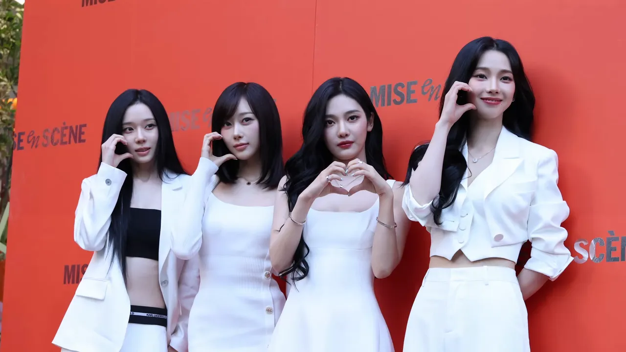 Girlband K-pop Aespa beranggotakan Karina, Giselle, Winter, dan Ningning