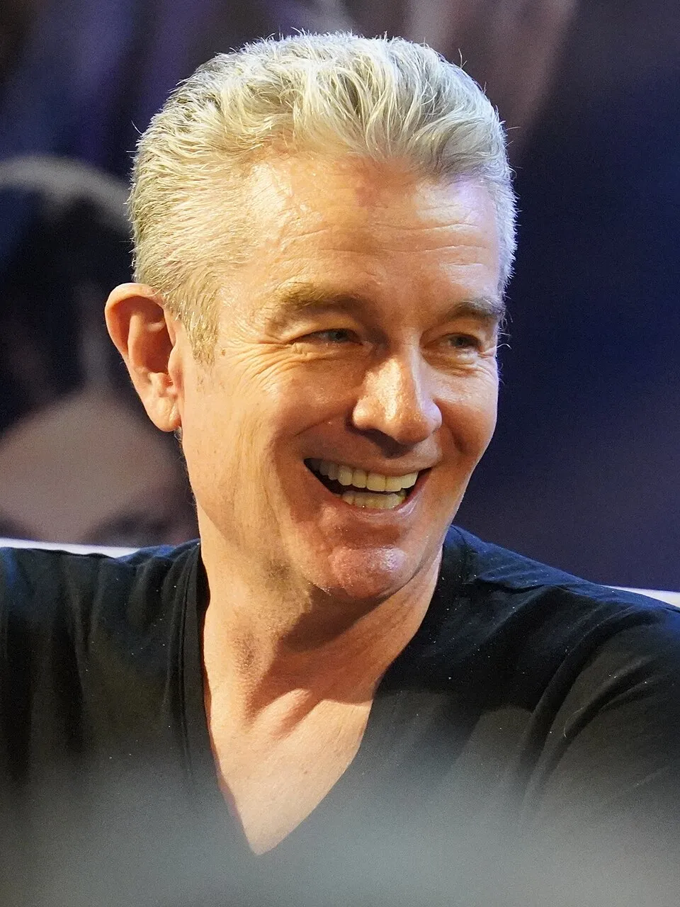 Aktor James Marsters saat menghadiri acara hiburan internasional