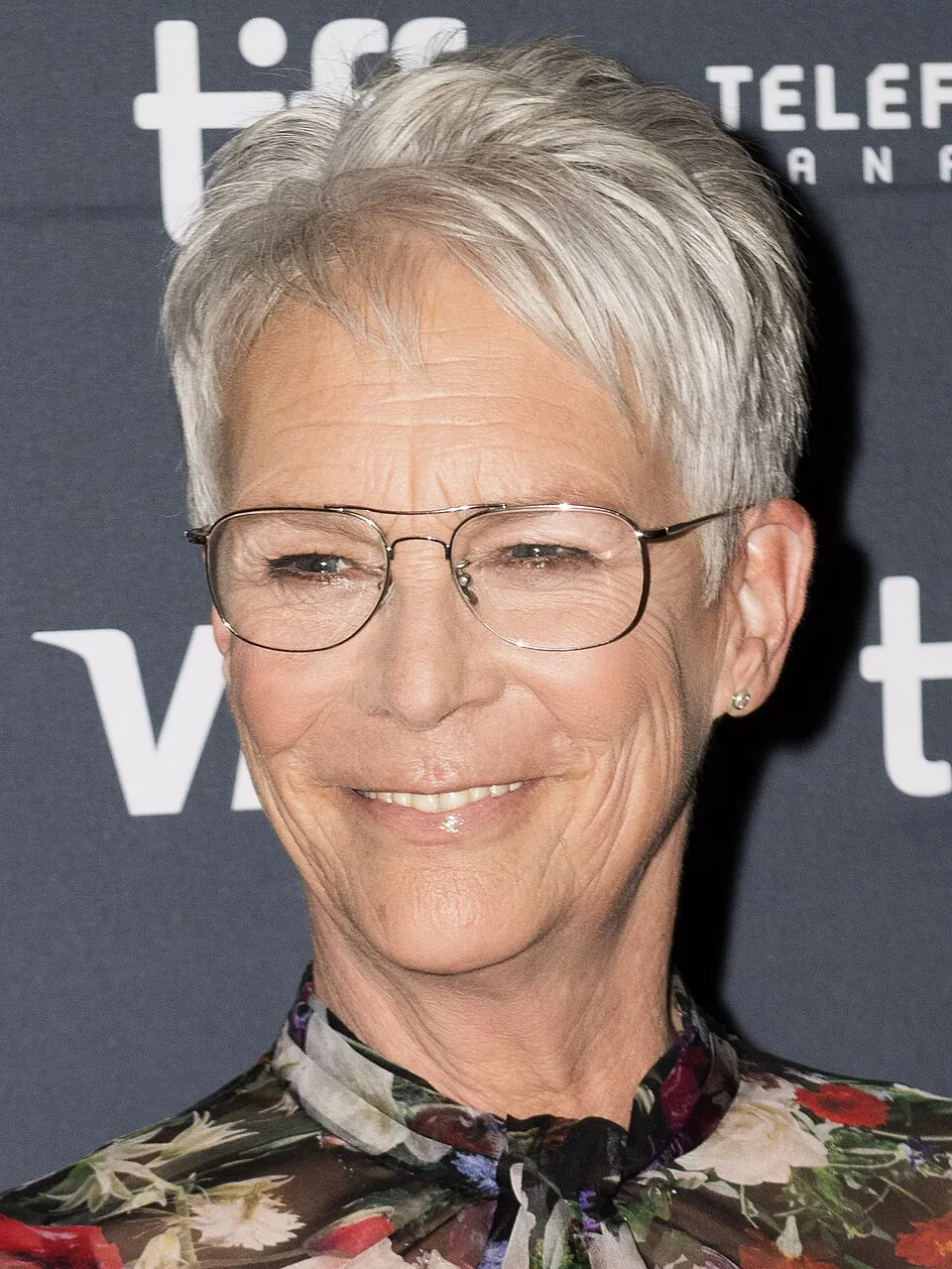 Aktris Hollywood Jamie Lee Curtis dalam sebuah acara penghargaan perfilman
