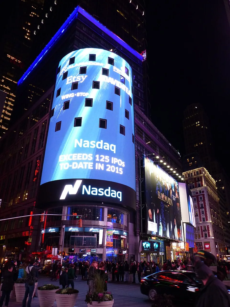 Gedung perkantoran Nasdaq Inc di New York City
