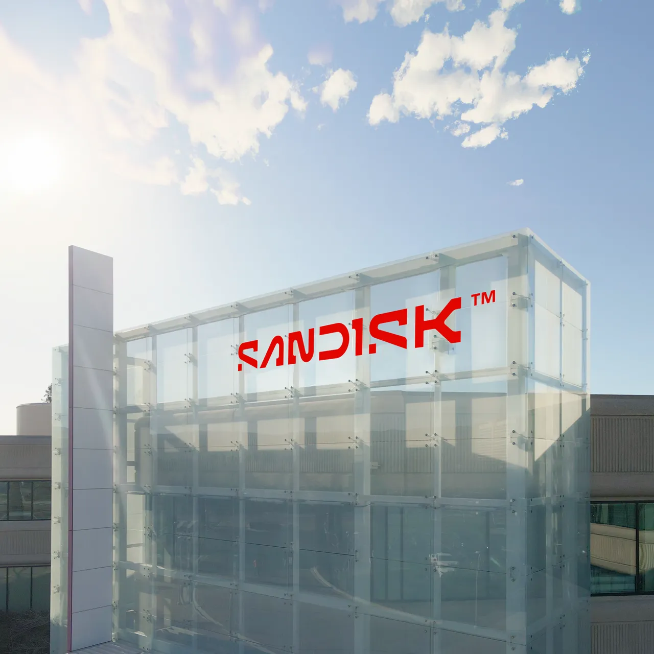 Kantor pusat Sandisk di Milpitas California Amerika Serikat
