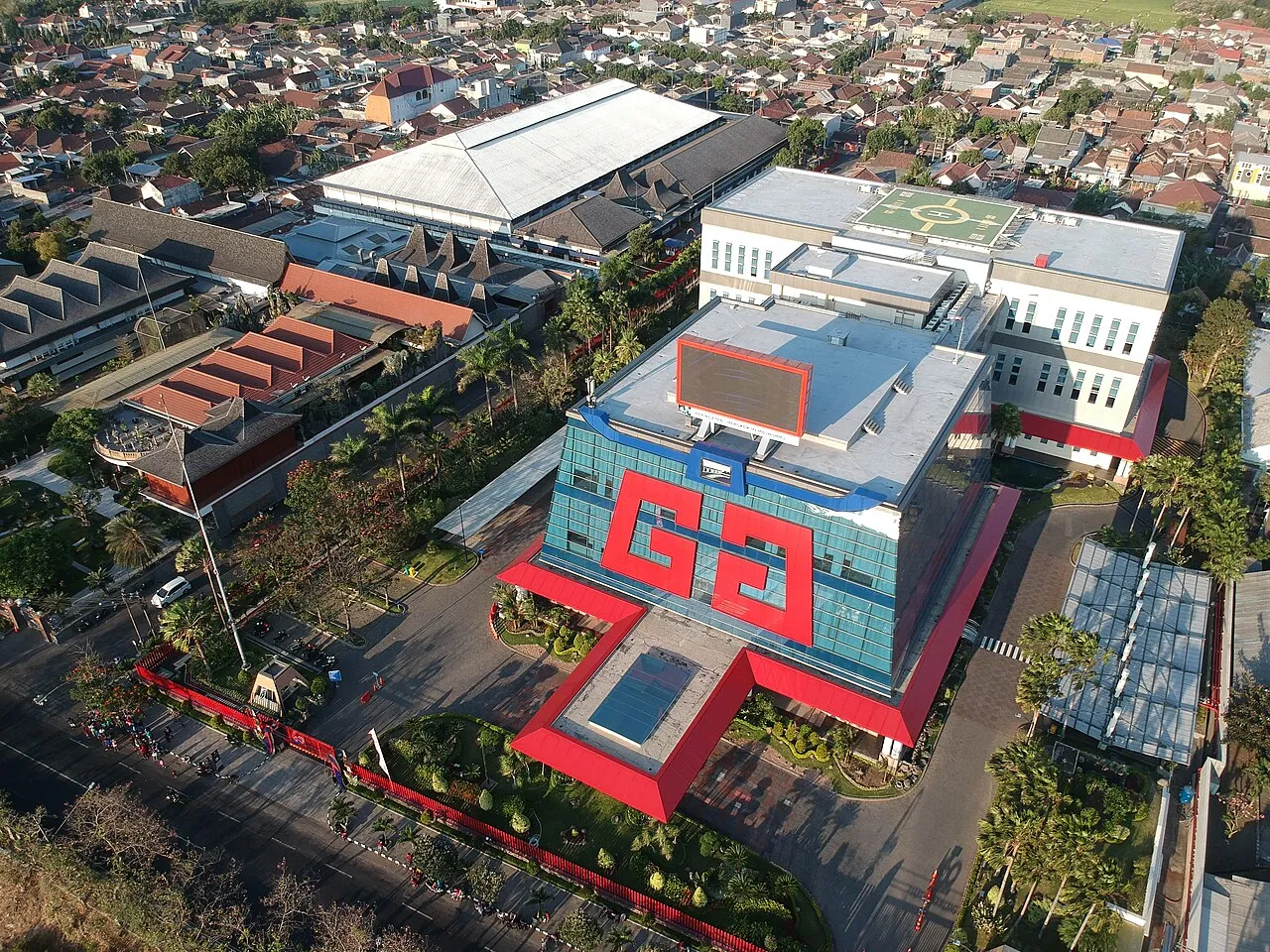 Gedung perkantoran PT Gudang Garam Tbk di Kediri Jawa Timur