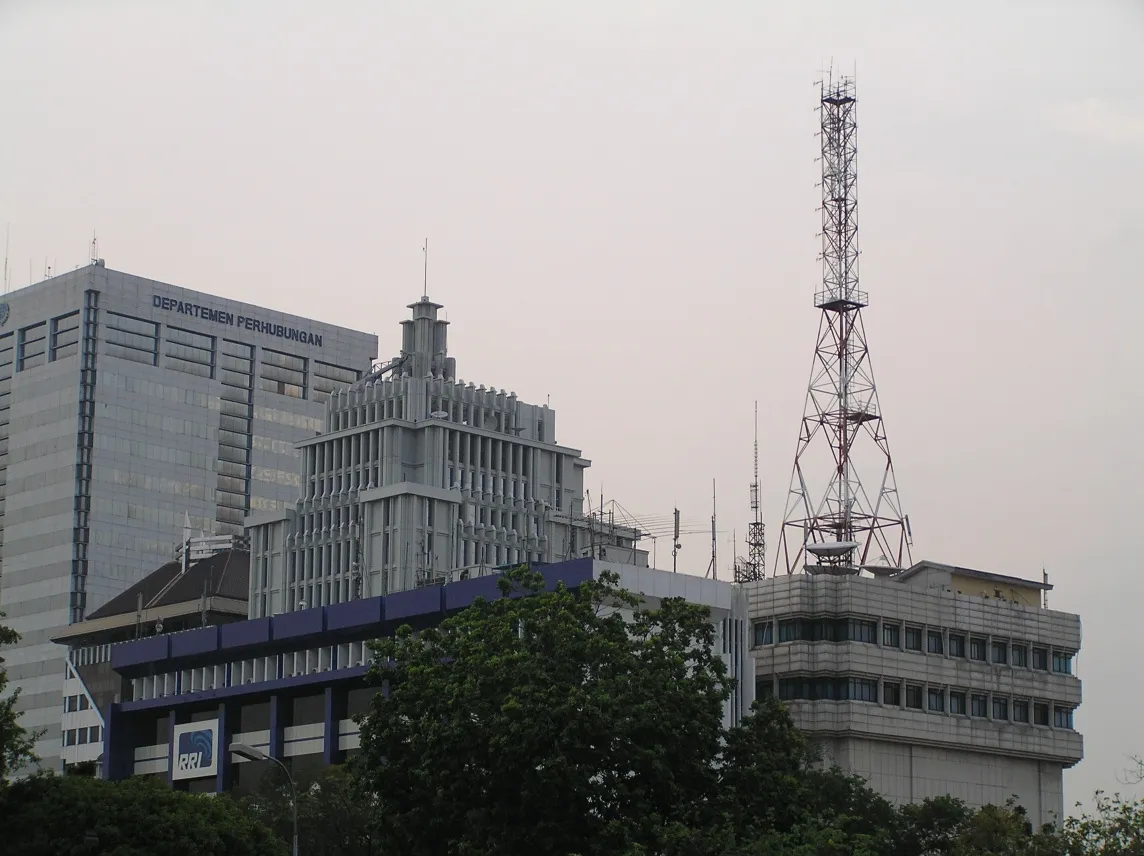 Gedung Kantor Pusat Radio Republik Indonesia di Jakarta