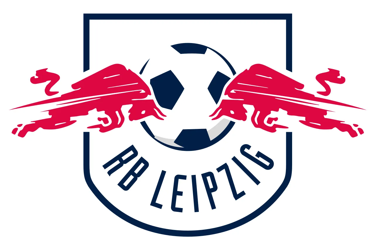 Logo dan stadion RB Leipzig Red Bull Arena