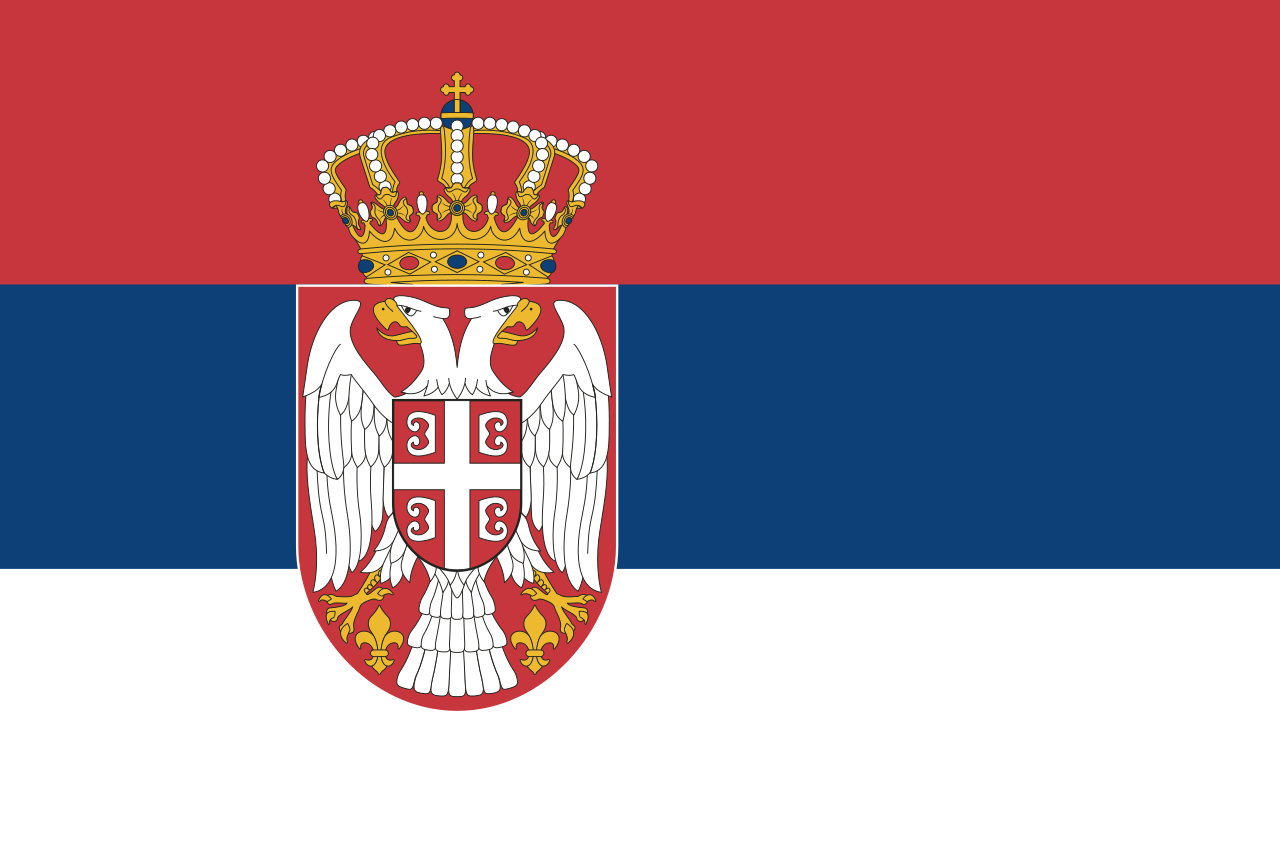 Pemandangan ibu kota Belgrade di Serbia dengan arsitektur klasik dan modern