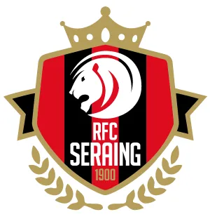 Logo dan stadion Stade du Pairay milik klub RFC Seraing