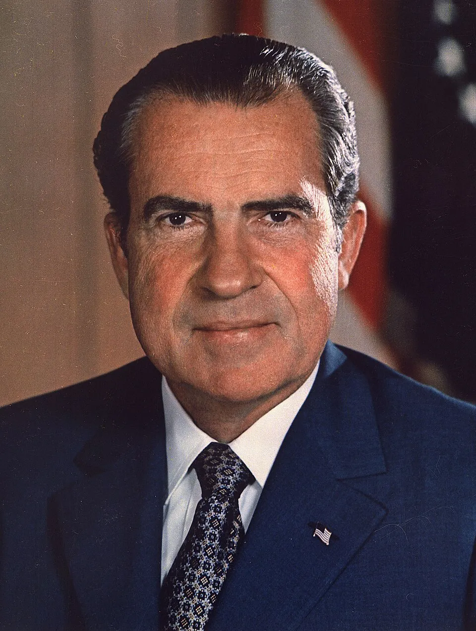 Ilustrasi profil Richard Nixon Presiden Amerika Serikat ke-37