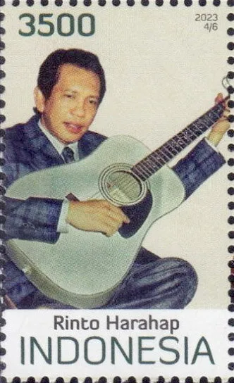 Ilustrasi profil Rinto Harahap musisi legendaris Indonesia