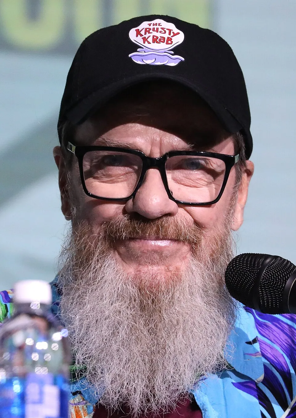 Aktor Rodger Bumpass pengisi suara Squidward Tentacles dalam sebuah acara