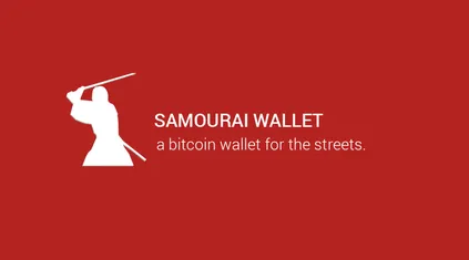 Ilustrasi layar aplikasi dompet kripto dan keamanan digital Samourai Wallet