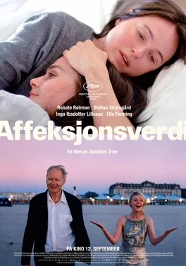 Poster dan ilustrasi film Sentimental Value karya sutradara Joachim Trier