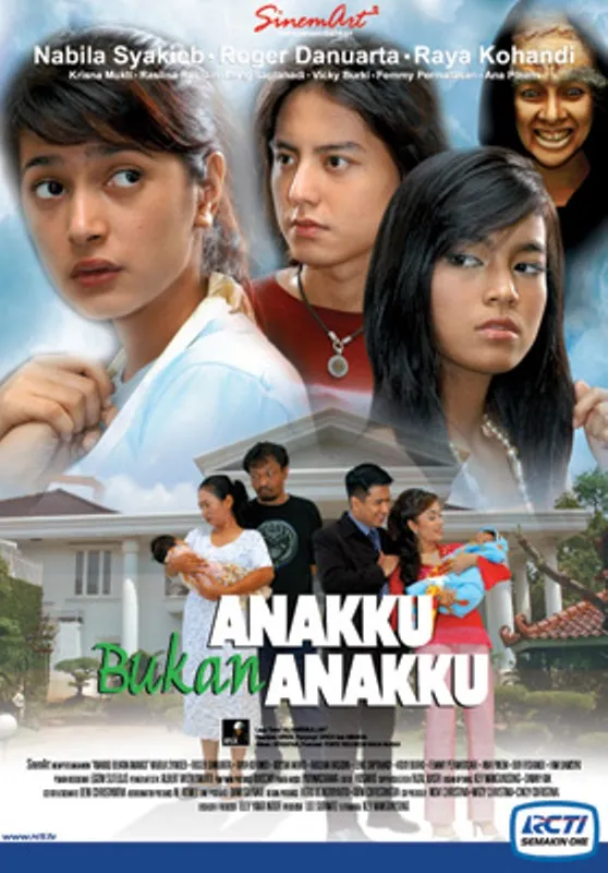 Poster rilisan serial televisi Anakku Bukan Anakku produksi SinemArt