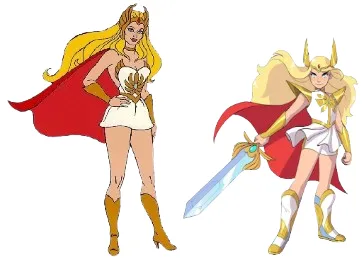 Ilustrasi karakter She-Ra dalam waralaba Masters of the Universe