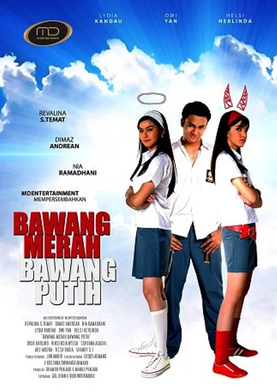 Poster dan adegan sinetron Bawang Merah Bawang Putih produksi MD Entertainment