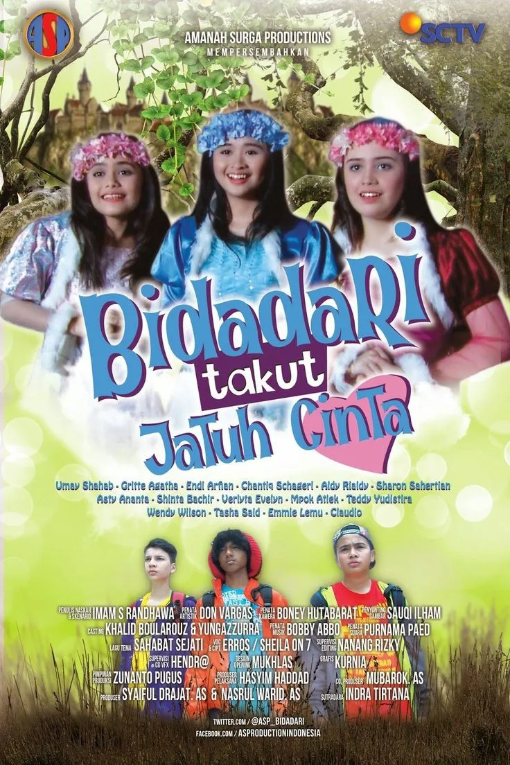 Pemeran utama sinetron Bidadari Takut Jatuh Cinta tayangan SCTV