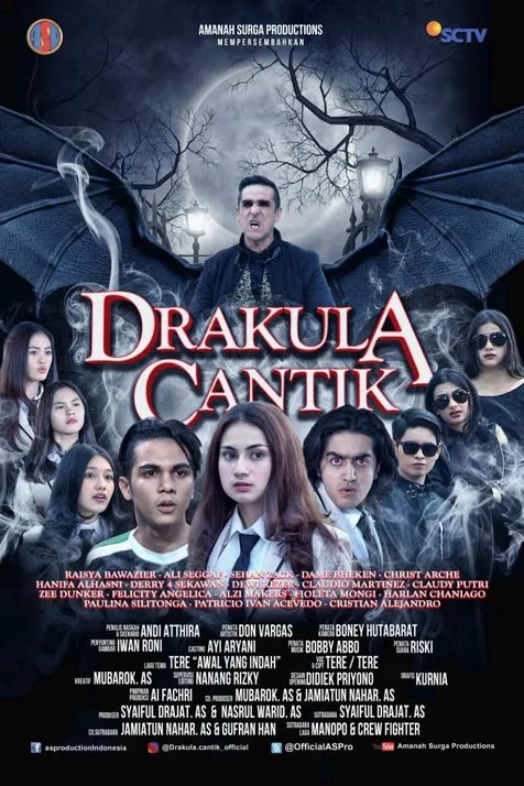 Poster dan cuplikan sinetron fantasi Drakula Cantik produksi Amanah Surga Productions