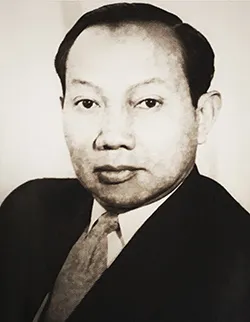 Potret Soepomo sebagai perancang UUD 1945 dan Pahlawan Nasional Indonesia