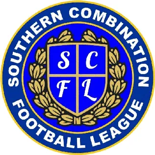 Logo dan pertandingan Southern Combination Football League di Inggris