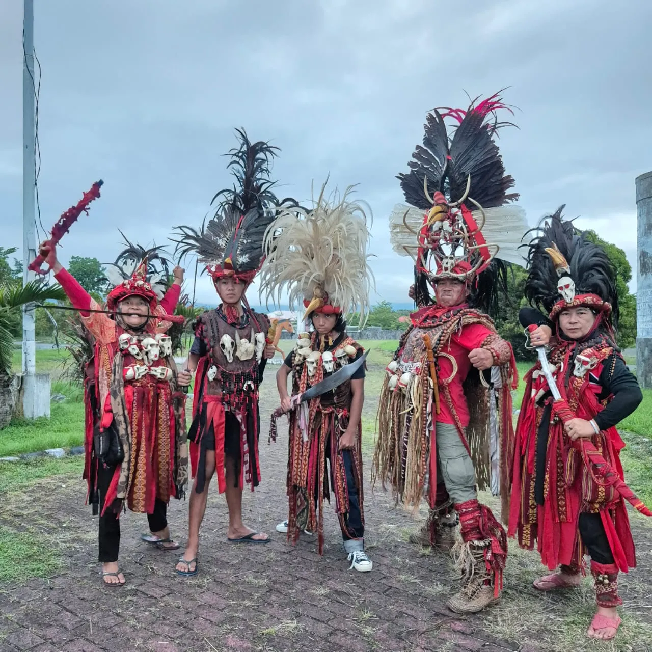 Ilustrasi kebudayaan Suku Minahasa dan wilayah Minahasa Raya di Sulawesi Utara
