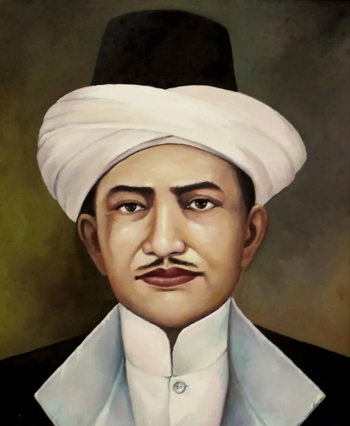 Ilustrasi profil Sultan Thaha Saifuddin pahlawan nasional asal Jambi