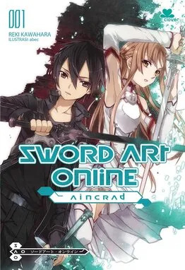 Ilustrasi sampul dan karakter Sword Art Online karya Reki Kawahara