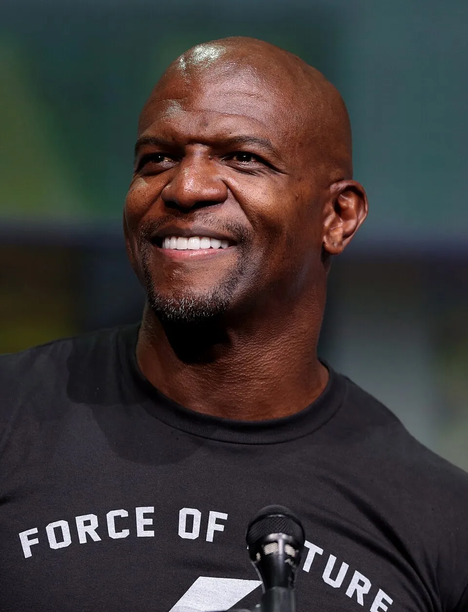 Aktor dan mantan atlet NFL Terry Crews dalam sebuah acara hiburan