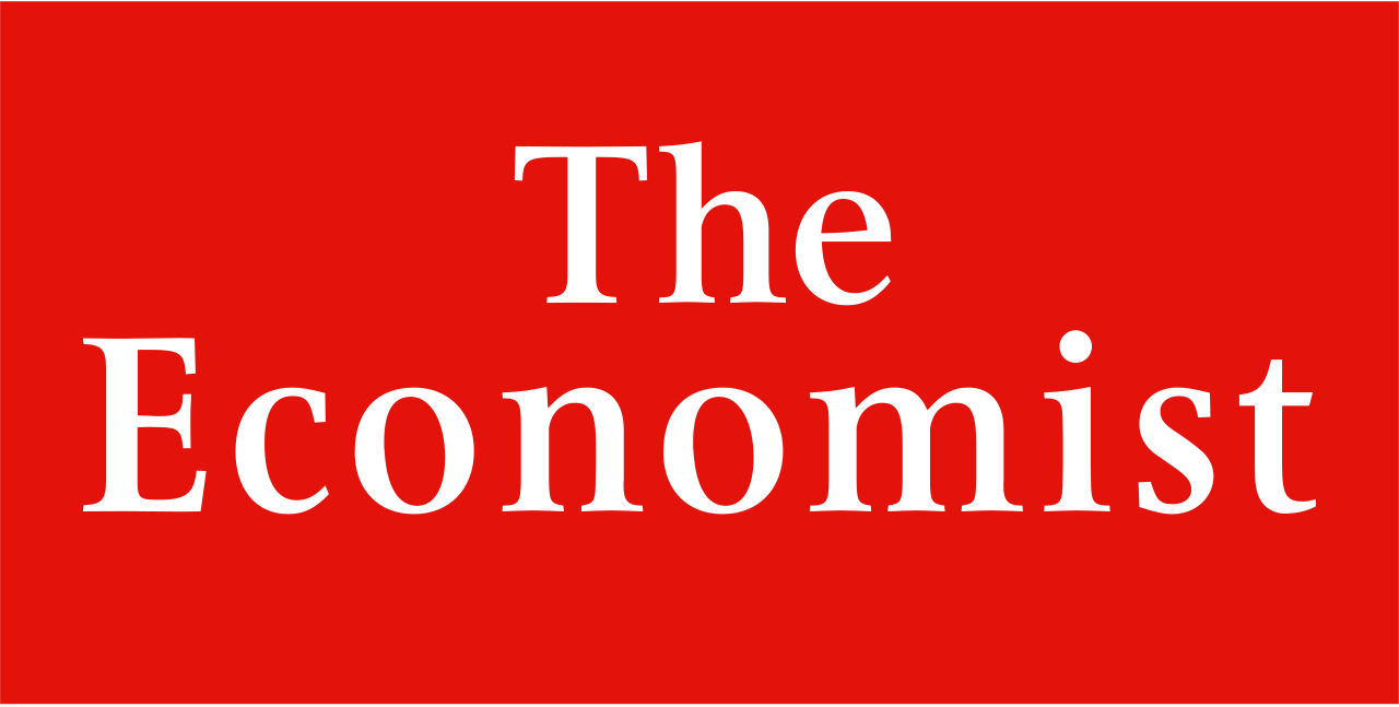Ilustrasi logo dan majalah berita global The Economist