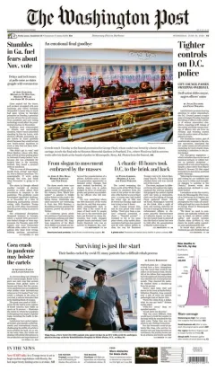 Gedung kantor surat kabar The Washington Post di Amerika Serikat