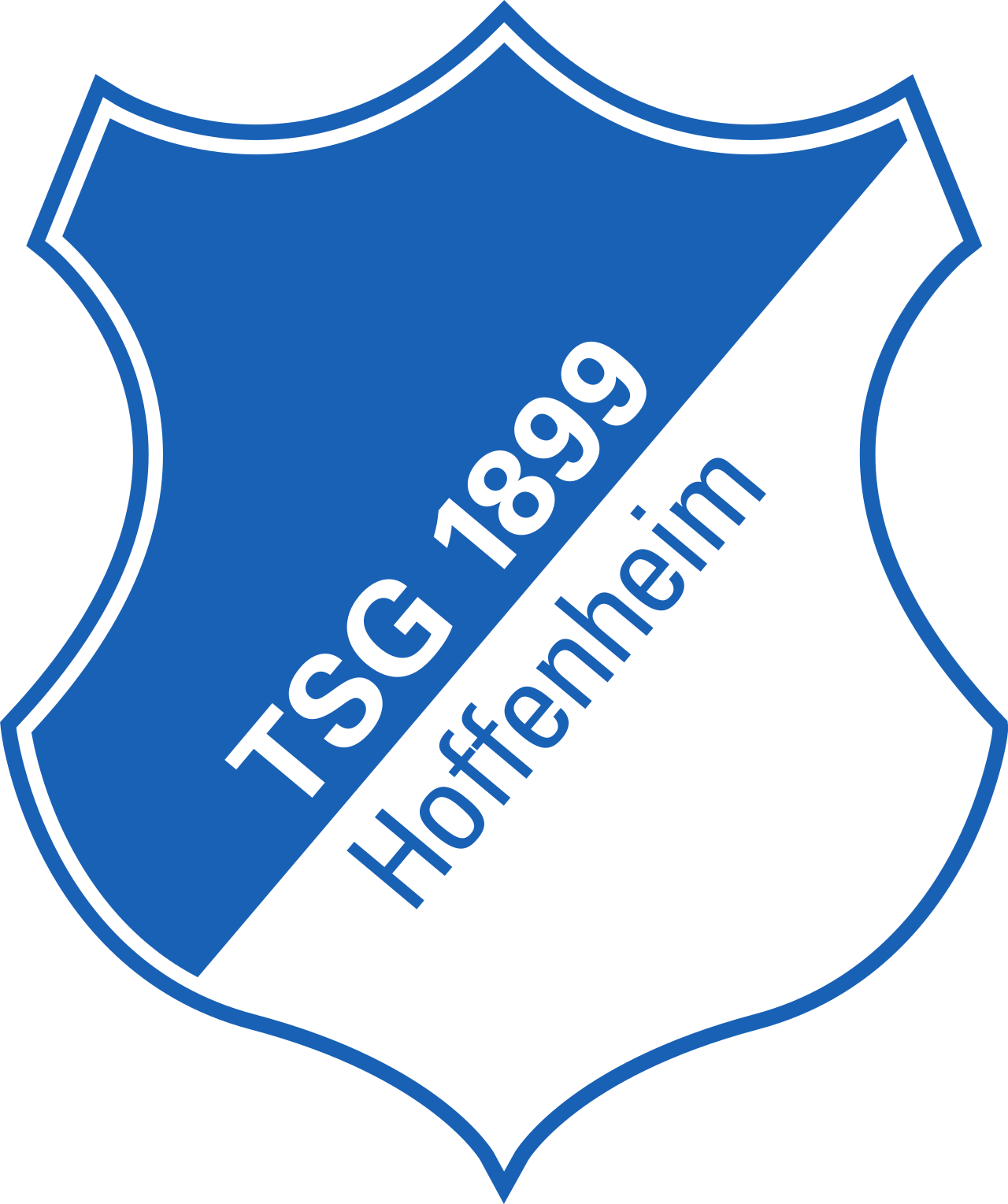 Logo dan lambang klub sepak bola profesional Jerman TSG 1899 Hoffenheim