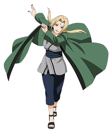 Karakter fiktif Tsunade Senju sebagai Hokage kelima dalam serial anime Naruto