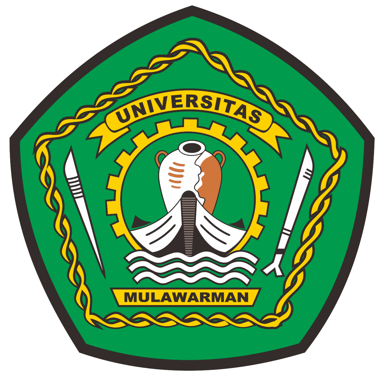 Gedung utama Universitas Mulawarman di Samarinda Kalimantan Timur