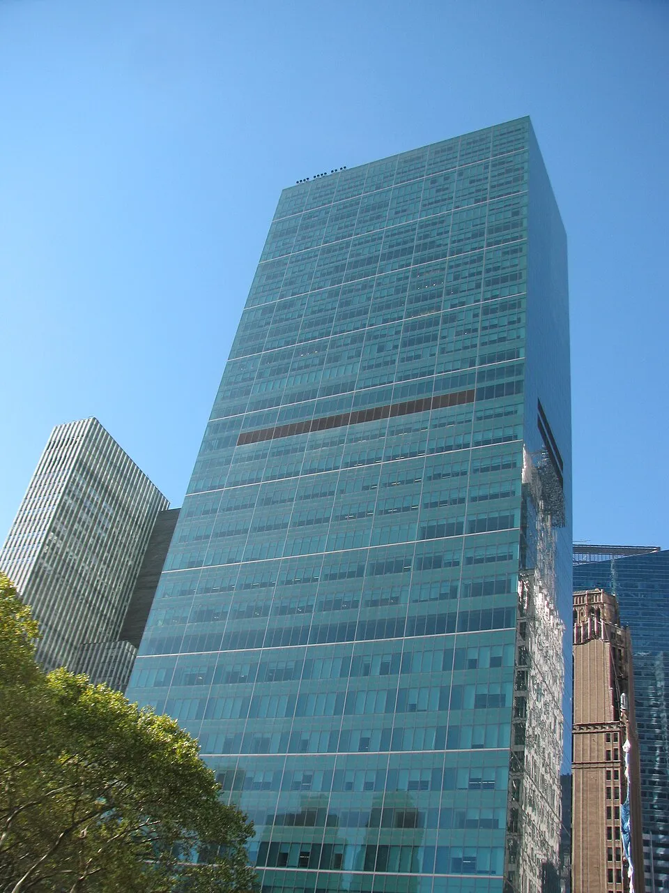 Gedung kantor pusat Verizon di New York City Amerika Serikat