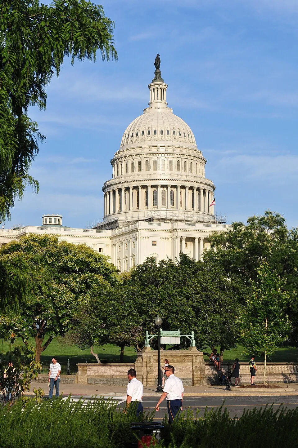 Gedung Capitol Amerika Serikat di Washington DC sebagai pusat pemerintahan federal