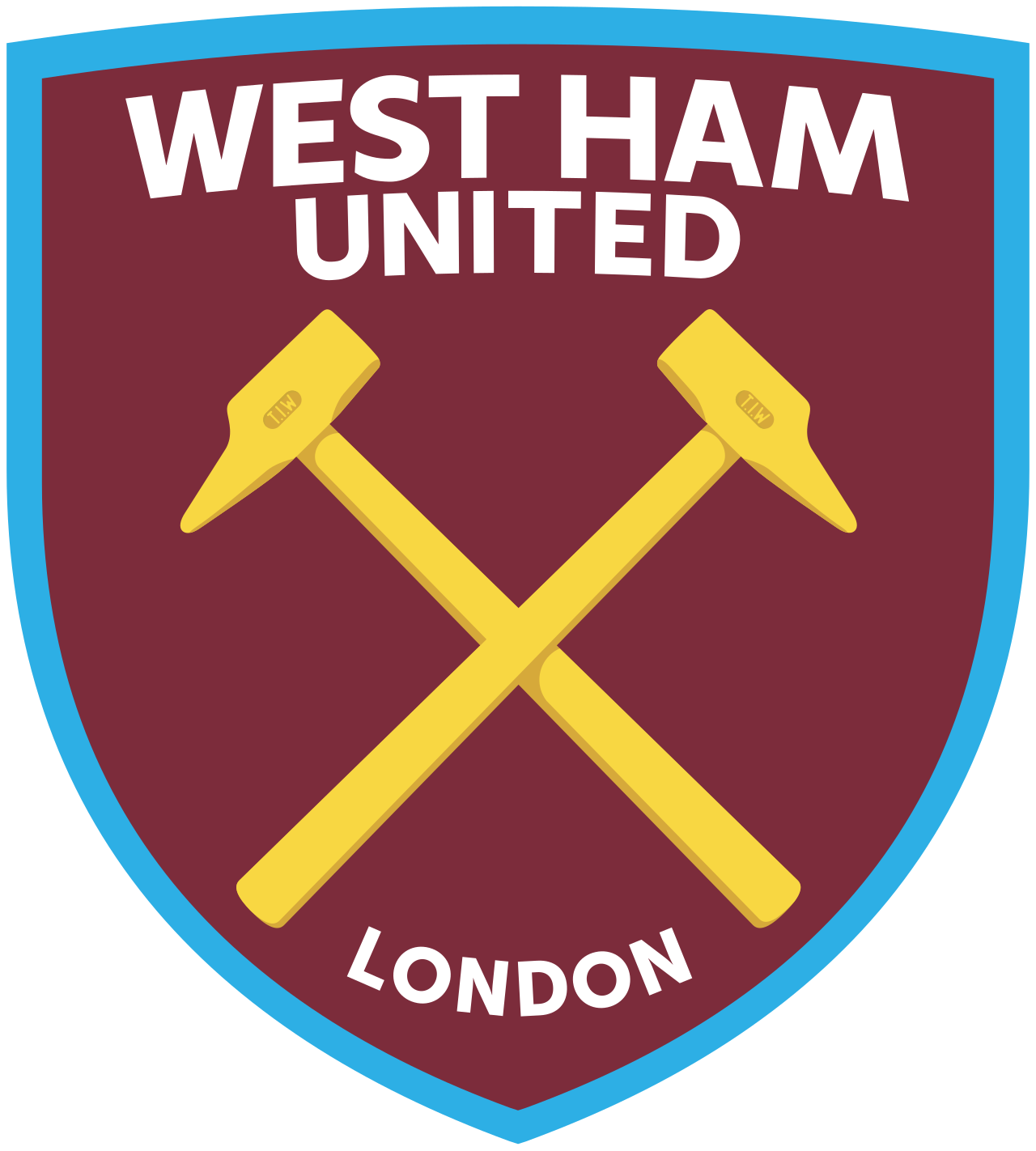 West Ham United F.C. dikenal sebagai klub sepak bola ikonik dari London dengan julukan The Hammers