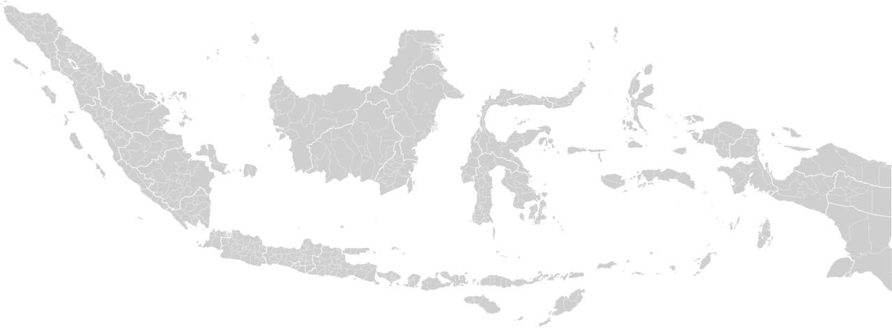 Peta wilayah administratif kabupaten dan kota di Indonesia