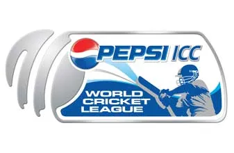 Pemain kriket dalam pertandingan World Cricket League Divisi Satu