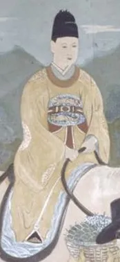 Reproduksi potret Raja Danjong dari Dinasti Joseon