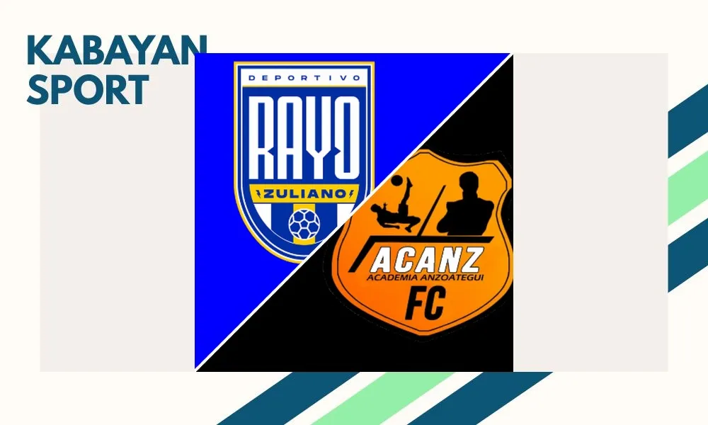 Aksi pemain Rayo Zuliano dan Anzoategui FC dalam laga Liga FUTVE