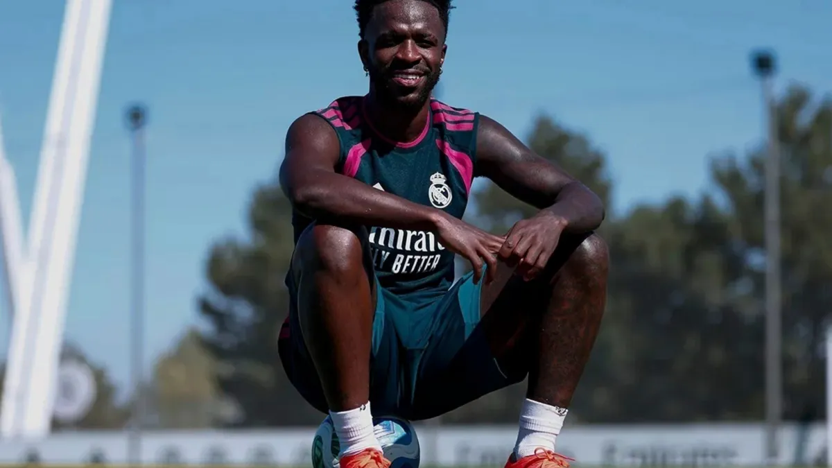 Vinicius memperlihatkan performa gemilang pada laga pramusim Real Madrid di Budapest