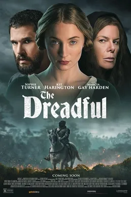 Poster film horor gotik The Dreadful yang dibintangi Sophie Turner dan Kit Harington