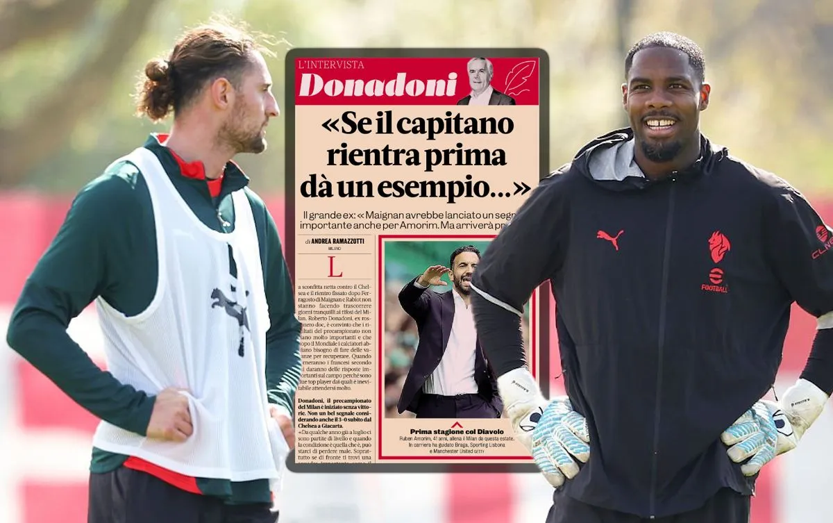 Roberto Donadoni memberikan tanggapan terkait pramusim AC Milan dan kontroversi Mike Maignan