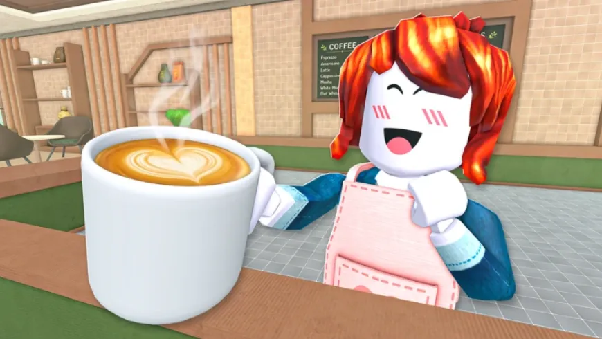 Pemain Roblox menjalankan kafe impian dalam game simulasi Own a Cafe