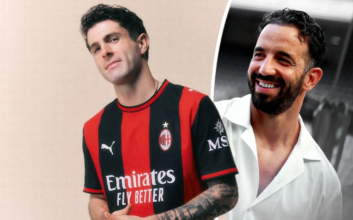 Ruben Amorim dan Christian Pulisic bersiap hadapi musim baru bersama AC Milan