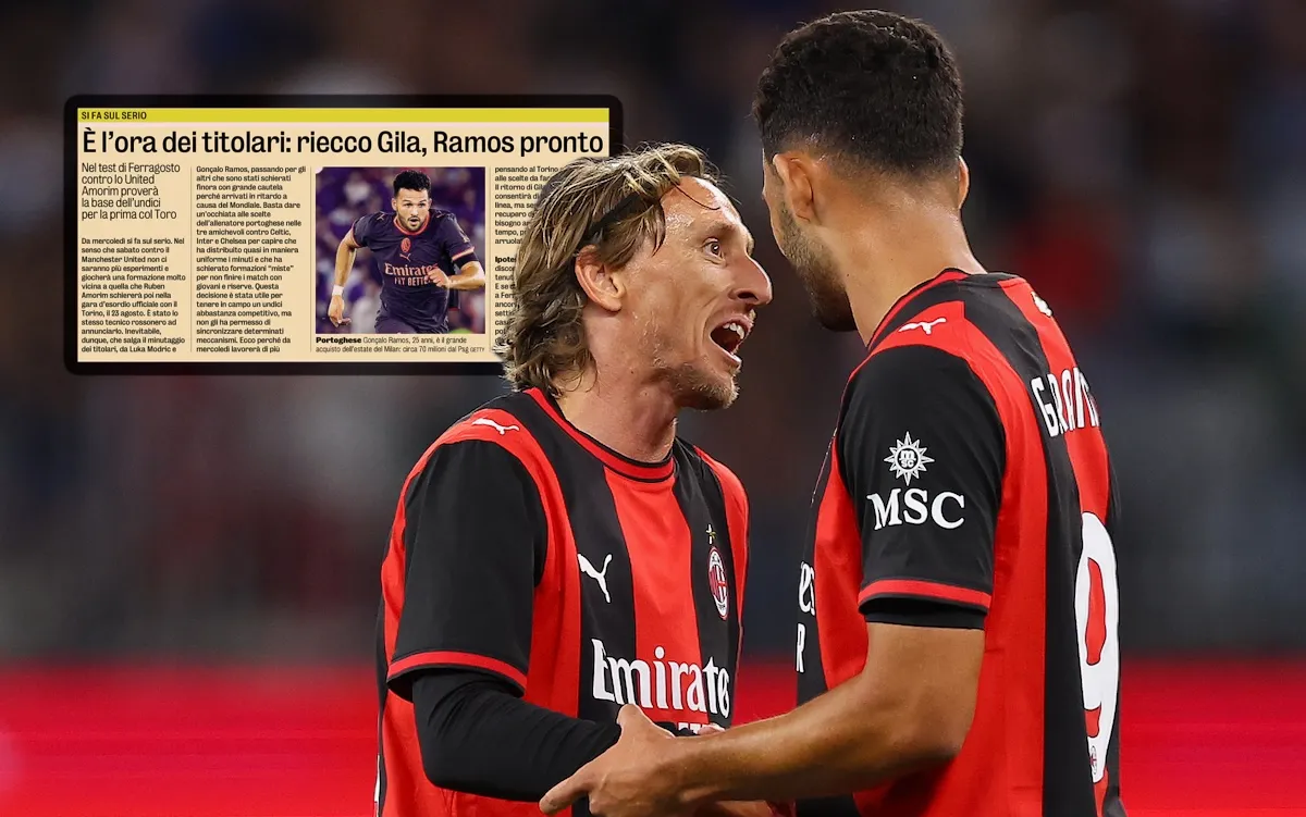 Pelatih Ruben Amorim mendampingi skuad AC Milan dalam persiapan menghadapi Manchester United