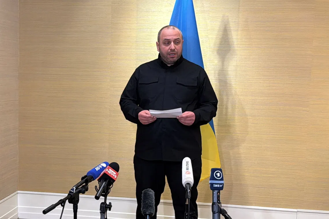 Rustem Umerov foreign intelligence chief yang ditunjuk oleh Presiden Volodymyr Zelenskyy di Kyiv
