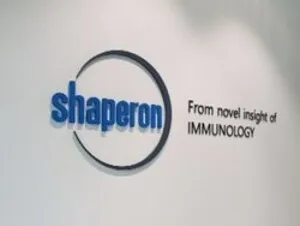 Grafik perdagangan saham Shaperon di bursa Kosdaq Korea Selatan