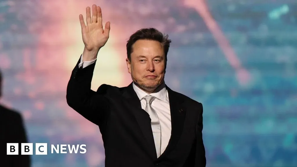 Ilustrasi roket SpaceX milik Elon Musk yang meluncur di angkasa