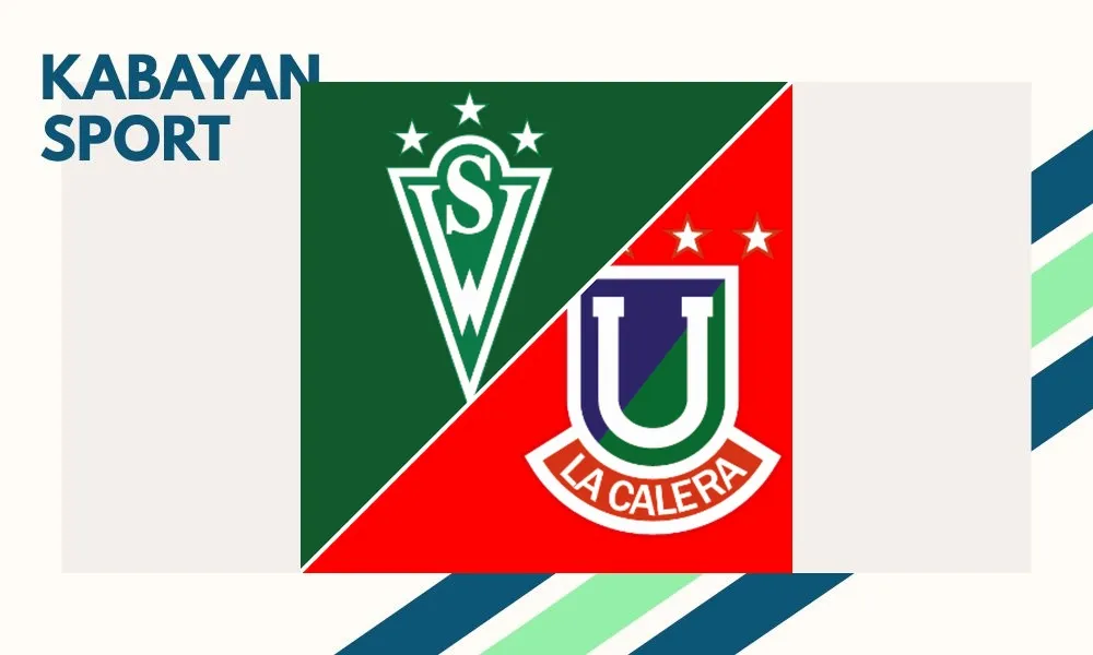 Selebrasi para pemain Union La Calera usai mencetak gol ke gawang Santiago Wanderers