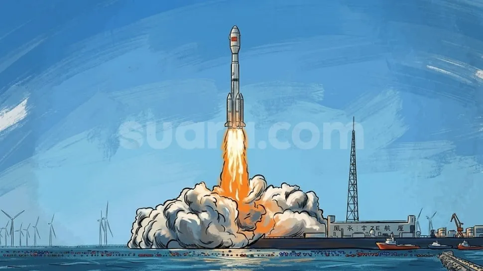 Peluncuran satelit AI Lampung-1 dari China menggunakan roket Smart Dragon-3