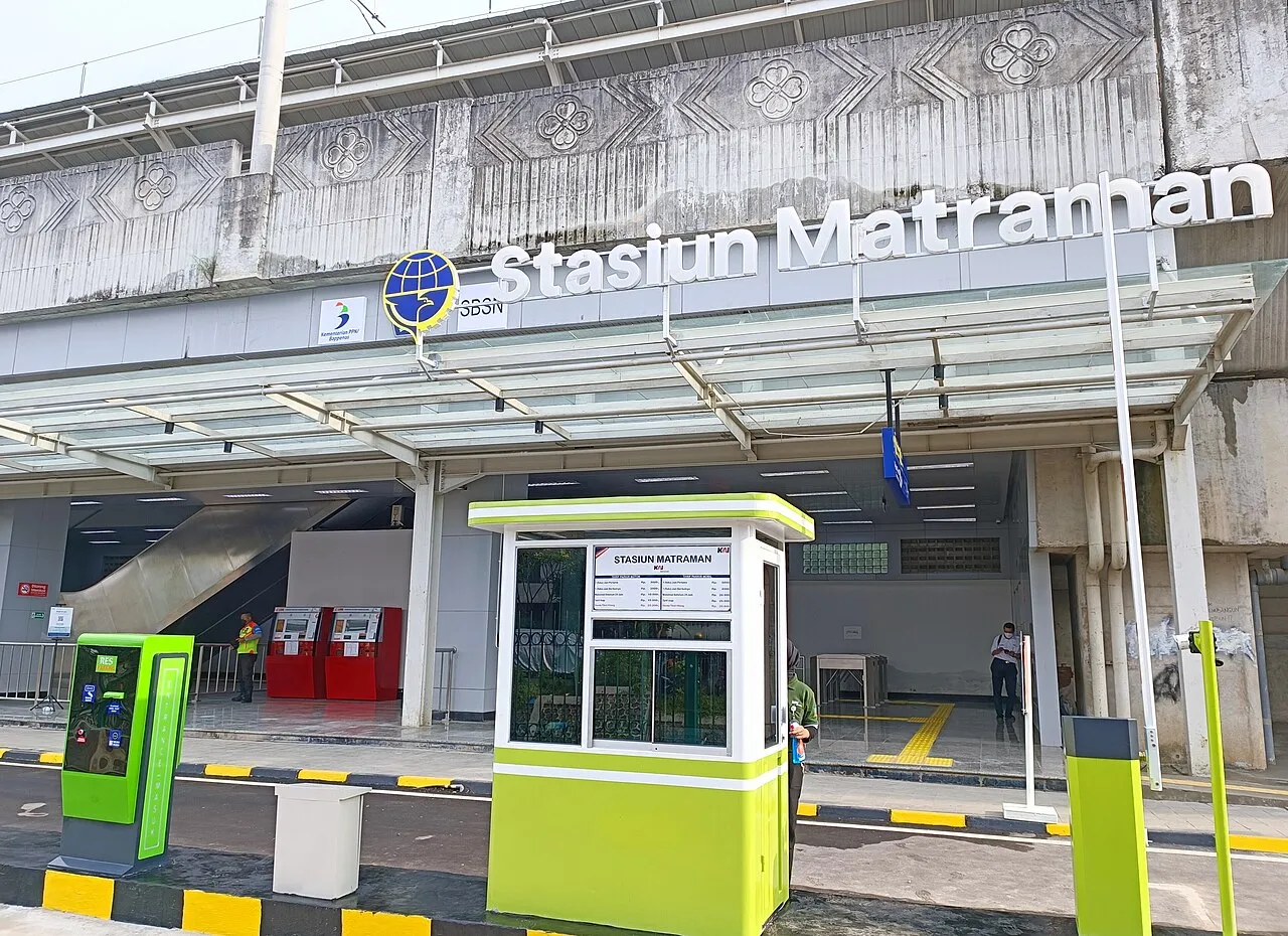 Stasiun Kebayoran di Jakarta Selatan yang melayani KRL Commuter Line